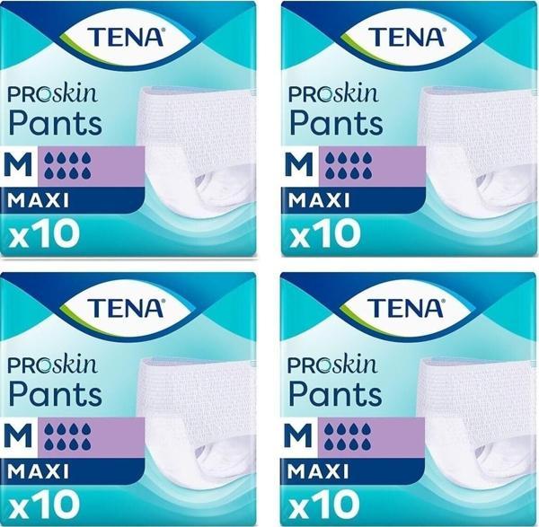 Tena Pants 8 Damla Maxi Emici Külot Orta Boy Medium 10'lu 4 Paket / 40 Adet - Image 1