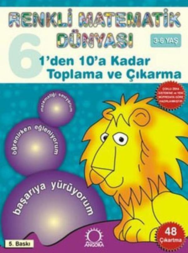 Renkli Matematik 6 - 1'den 10'a Kadar Toplama ve Çıkarma - 1001 Çiçek - Image 1