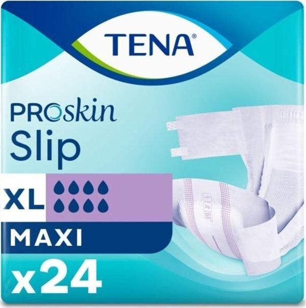 Tena Slip 8 Damla Maxi Ekstra Büyük Boy Xlarge Belbantlı Hasta Bezi 24'lü 1 Paket - Image 1