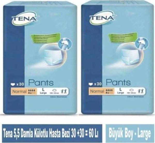 Tena Pants L 60 Adet Normal 5,5 Damla Large Külot Bez - Image 1