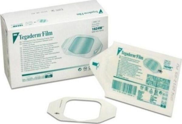 3M Tegaderm Film 1624W 6Cm*7Cm Şeffaf Film Örtü 10'Lu - Image 1