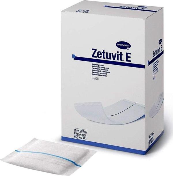 Hartmann Zetuvit E 15X20 Cm Yüksek Emici Steril Yara Örtüsü Kutuda 25 Adet - Image 1