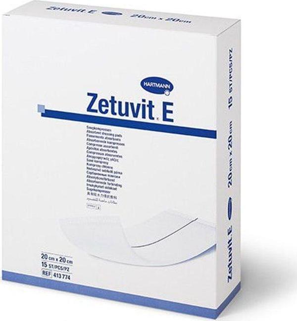 Hartmann Zetuvit E 20X20Cm -Yüksek Emici Steril Yara Örtüsü 15 Adet - Image 1