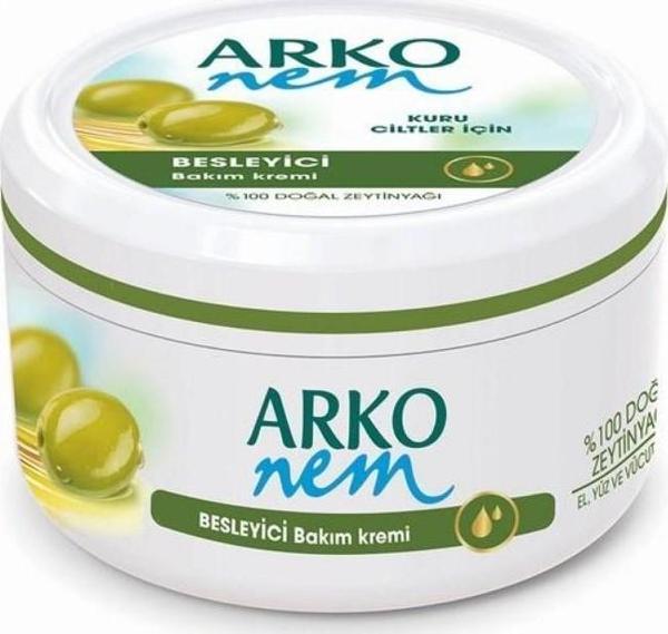 Arko Nem Zeytinyağlı Besleyici Bakım El ve Vücut Kremi 150ML - Image 1