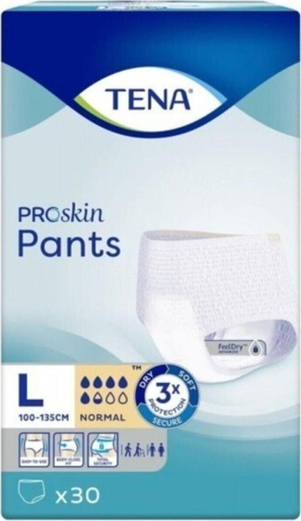 Tena 5.5 Damla Proskin Pants Emici Külot Large ( Büyük Boy ) 30 Adet - Image 1
