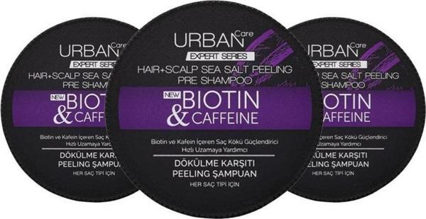 Urban Care Expert Biotin & Kafein Peeling Şampuan 200 Gr X 3 - Image 1