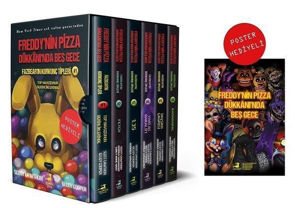 Fazbear'ın Korkunç Tipleri Seti - 6 Kitap Takım - Poster Hediyeli Kutulu - Olimpos Çocuk - Image 1