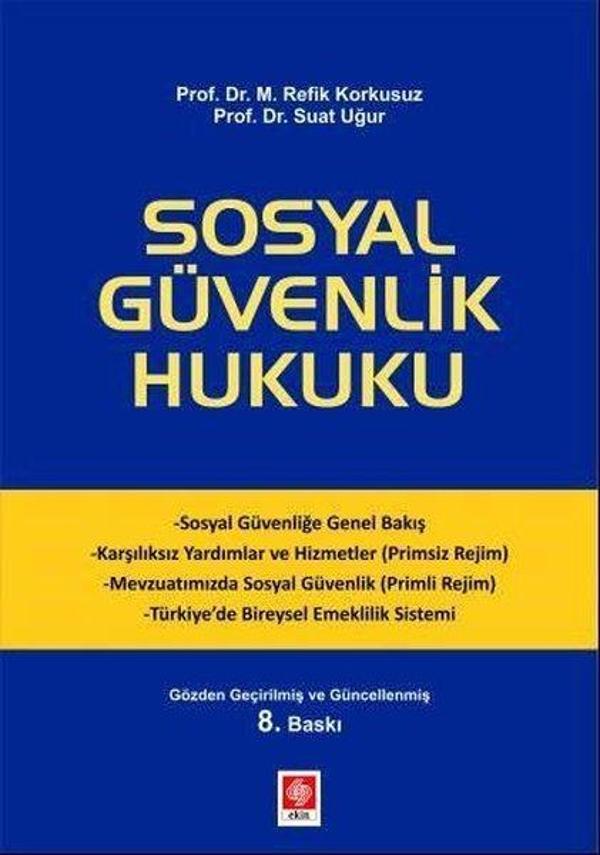 Sosyal Güvenlik Hukuku - Ekin Basım Yayın - Image 1