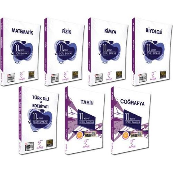 Karekök 11. Sınıf Tüm Dersler Soru Bankası Full Set 7 Kitap 2022 - Karekök Eğitim Yayınları - Image 1