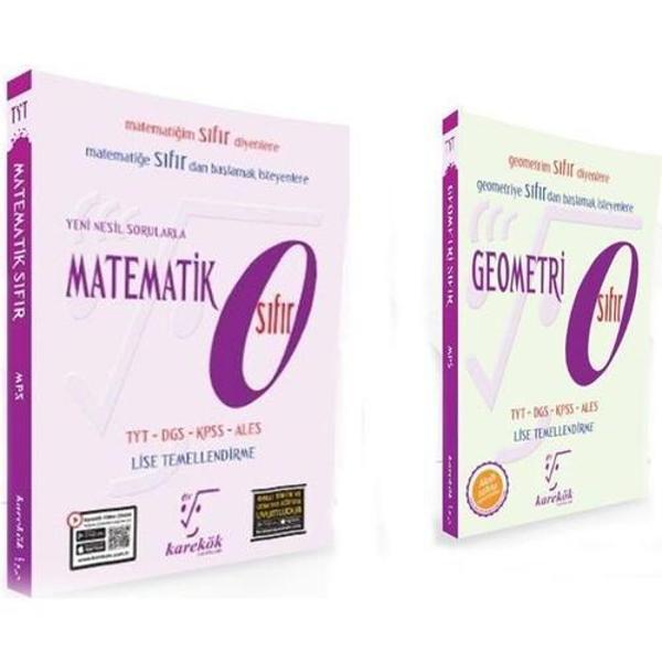 Karekök Yayıncılık Matematik ve Geometri Sıfır Seti 2 Kitap - Karekök Eğitim Yayınları - Image 1