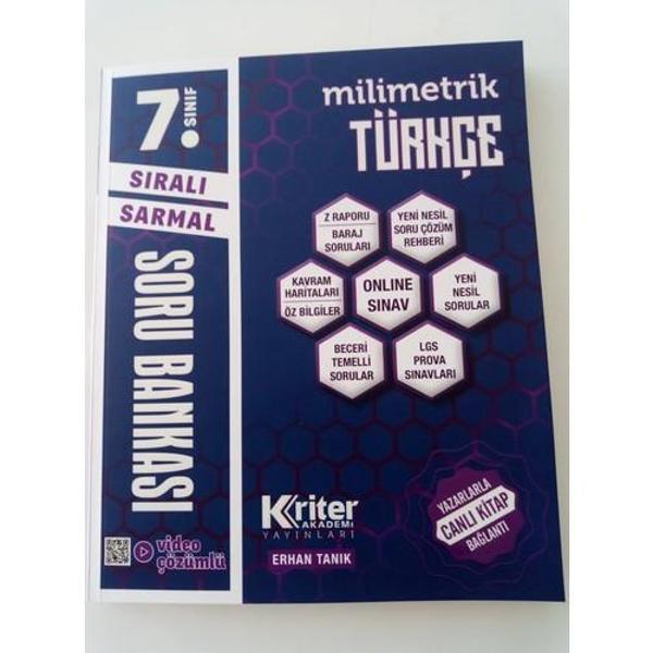 Kriter Yayınları 7. Sınıf Türkçe Soru Bankası - Kriter - Image 1