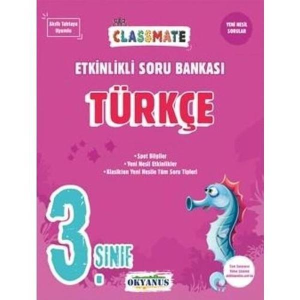 Okyanus Yayınları 3. Sınıf Türkçe Classmate Etkinlikli Soru Bankası - Image 1