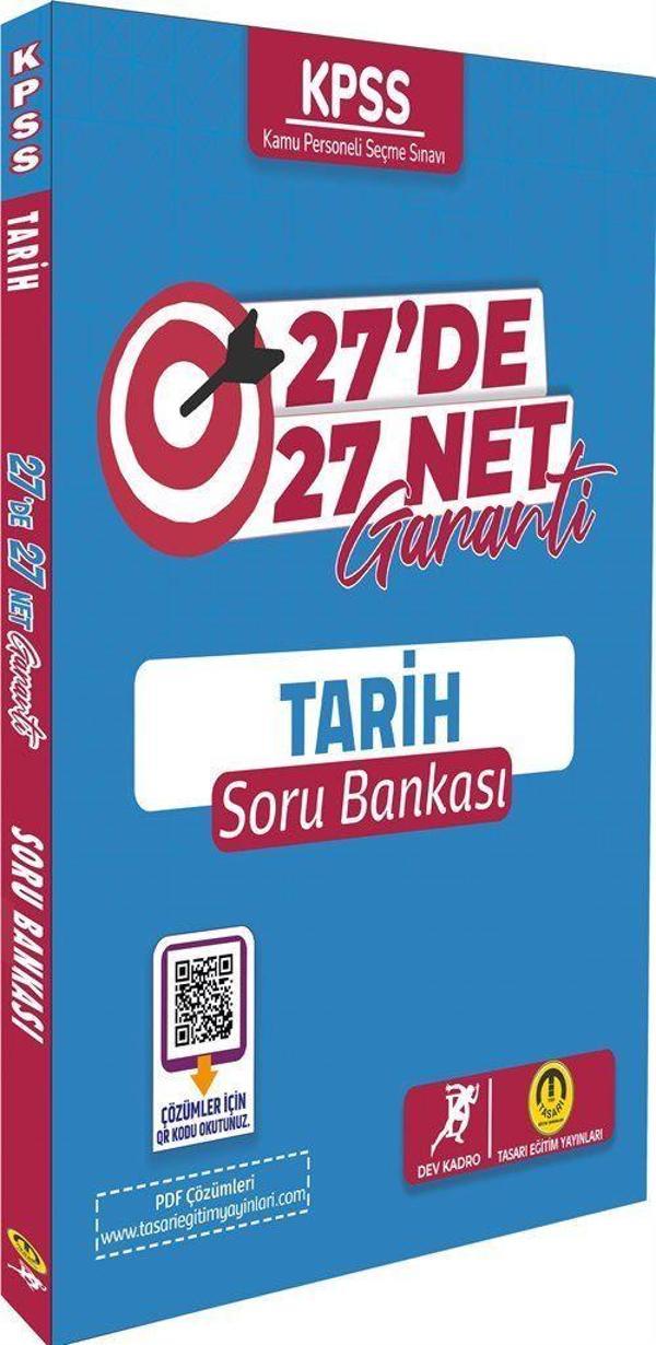 2024 KPSS Tarih 27'de 27 Net Soru Bankası - Tasarı Akademi - Image 1