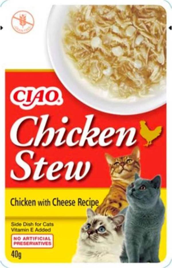 Ciao Tavuk Güveç ve Peynirli Kedi Et Ezmesi 40 Gr - Image 1