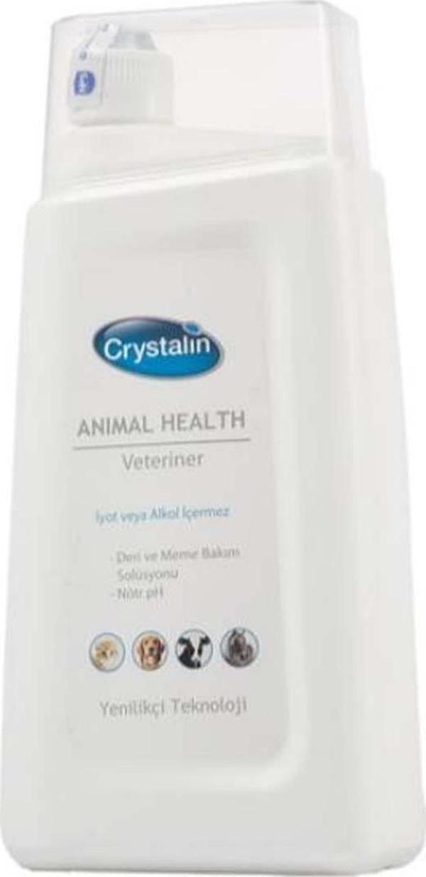 Crystalin Kedi Köpek İçin Göz Kulak ve Ağız Bakım Solüsyonu 1 Lt - Image 1