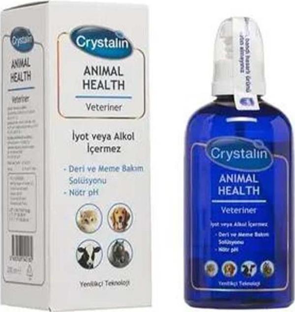 Crystalin Kedi Köpek İçin Göz Kulak ve Ağız Bakım Solüsyonu 200 Ml - Image 1