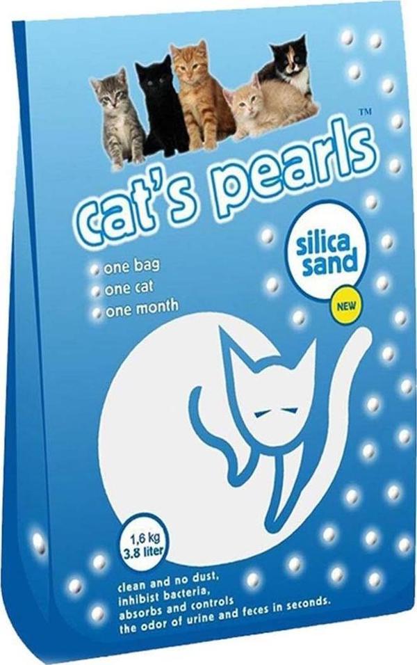 Cat's Pearls Silica Kedi Kumu 3.8 lt - Image 1