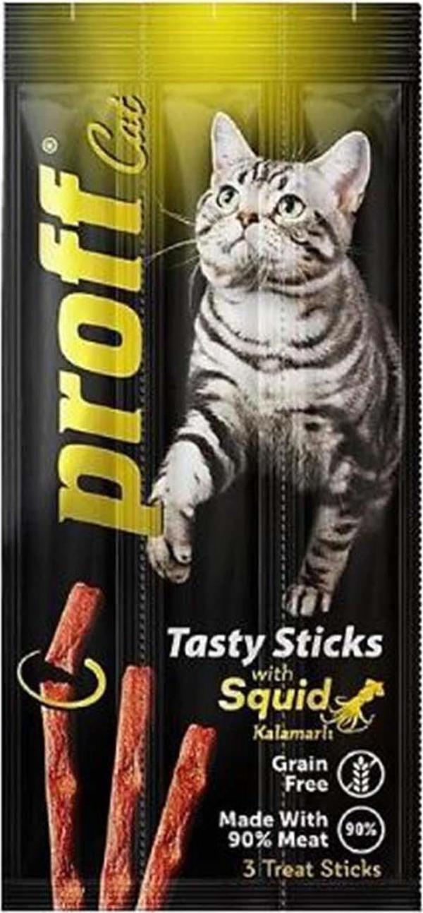 Proff Kalamarlı Sticks Kedi Ödülü 3x5 Gr - Image 1