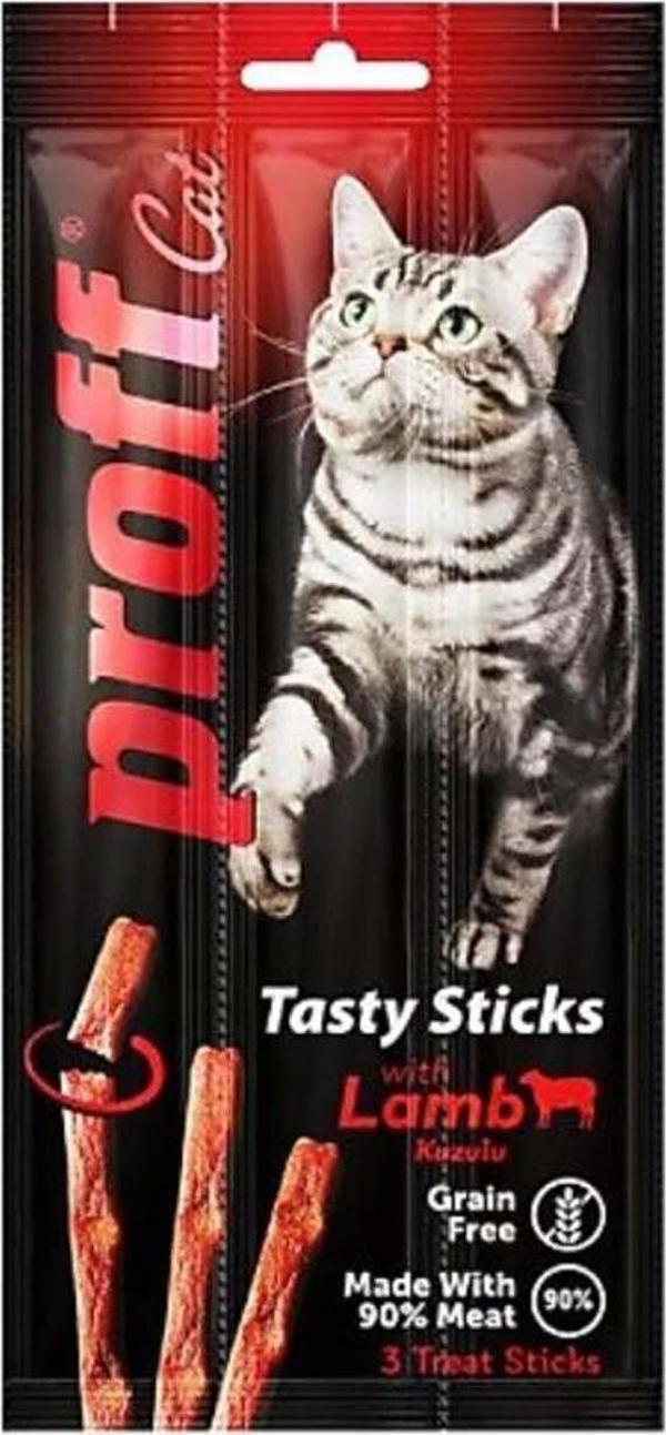 Proff Kuzu Etli Sticks Kedi Ödülü 3x5 Gr - Image 1