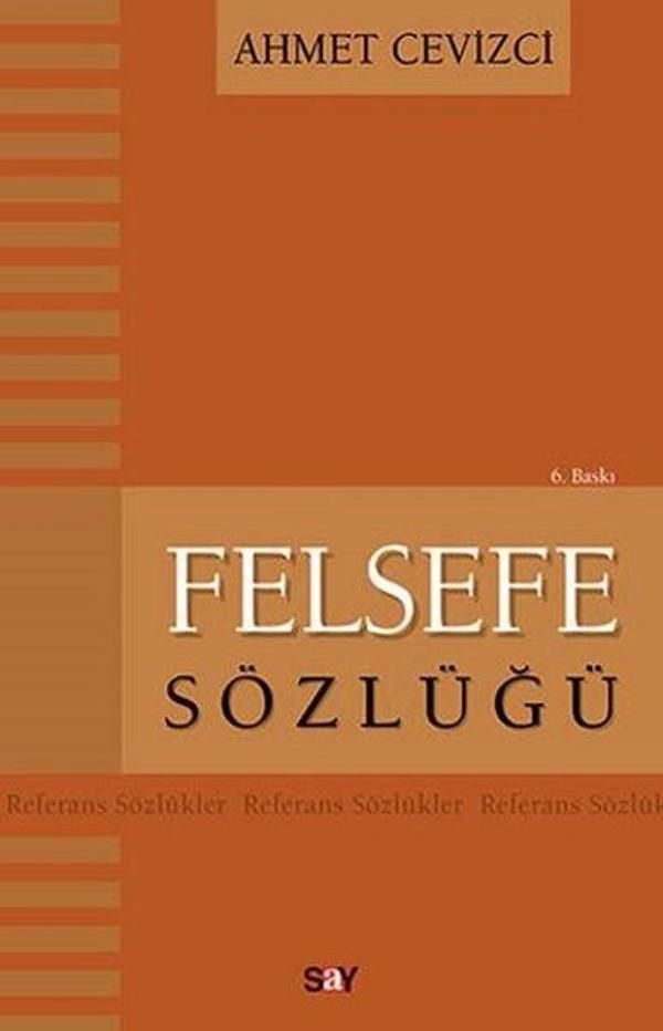 Felsefe Sözlüğü - Say Yayınları - Image 1