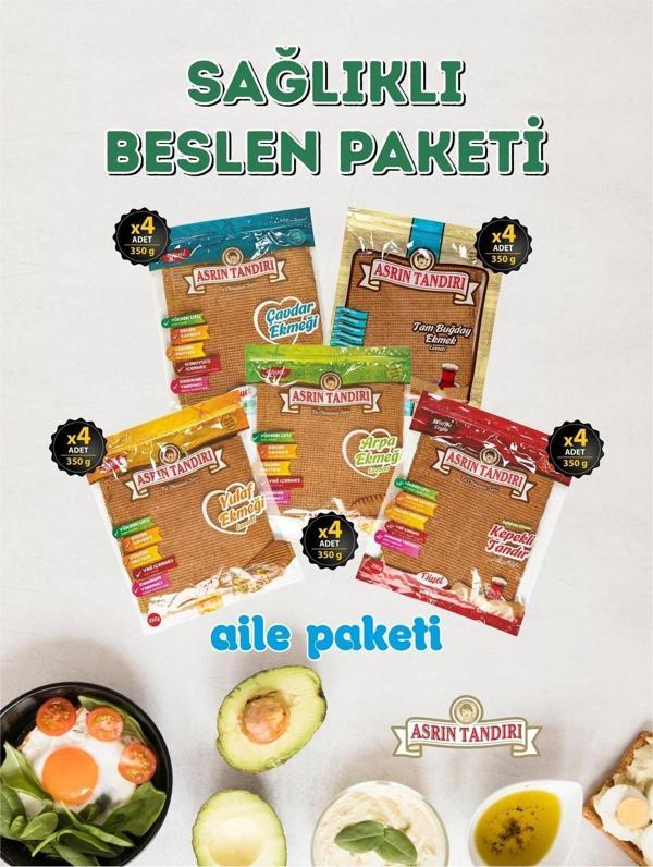 Asrın Tandırı 200 Adet Lavaş 20'li Sağlıklı Beslen Paketi ( 1 Paket 350 gr ) 20 x 350 gr  - Image 1