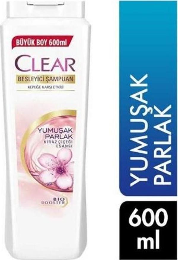 Clear Besleyici Şampuan Kepeğe Karşı Etkili Yumuşak Ve Parlak Saçlar 600ML - Image 1