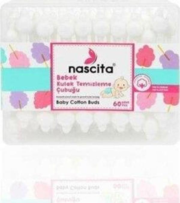 Nascita Bebek Kulak Temizleme Çubuğu 60lı - Image 1