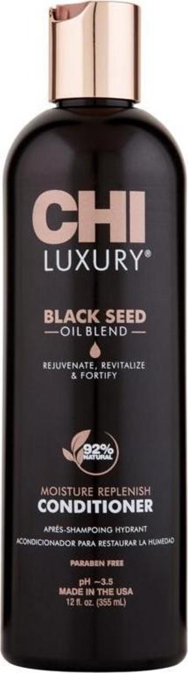 Chi Luxury Black Seed Oil Moisture Replenish Conditioner Saç Kremi 355ML - Image 1