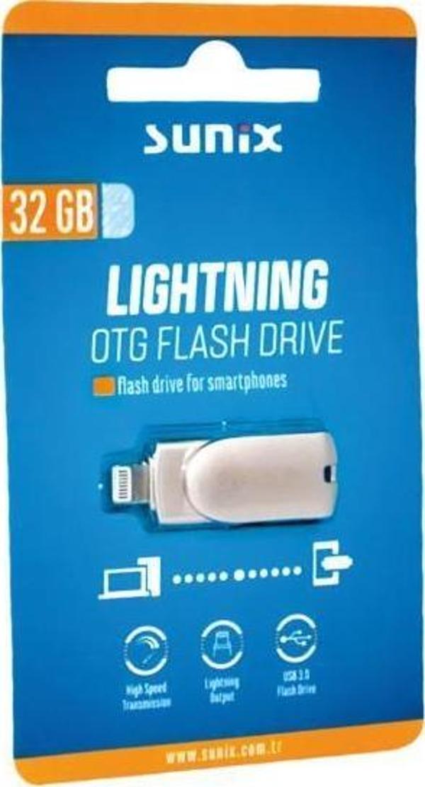 Sunix 32 GB Lightning OTG Flash Bellek - Image 1