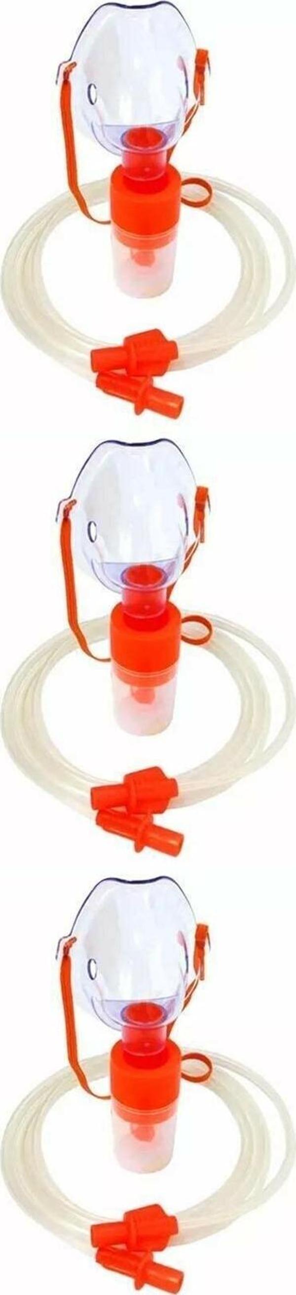 Alpha Hazneli Pediatrik (Çocuk ) Oksijen Maskesi Nebulizatör Maske 3'lü - Image 1