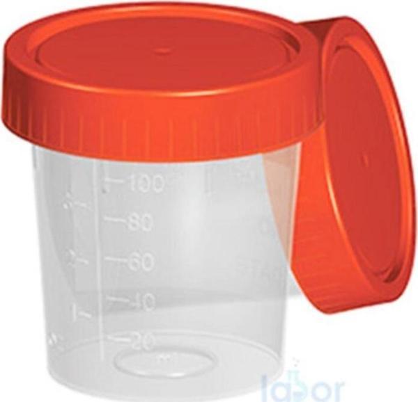 Fıratmed Polipropilen Steril Idrar Numune Kabı 100 Ml / 250 Adet - Image 1