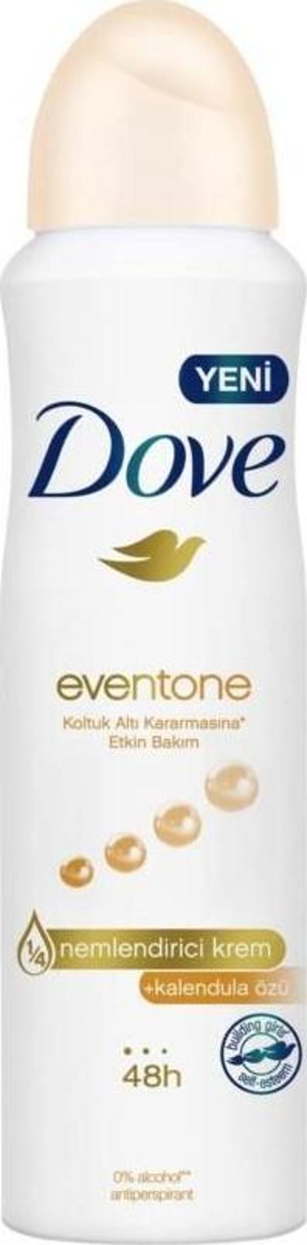 Dove Eventone Aerosol Sprey Deodorant 150ML - Image 1