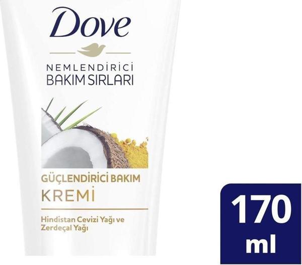 Dove Hindistan Cevizi ve Zerdeçal Yağı Süper Saç Bakım Kremi 170ML - Image 1