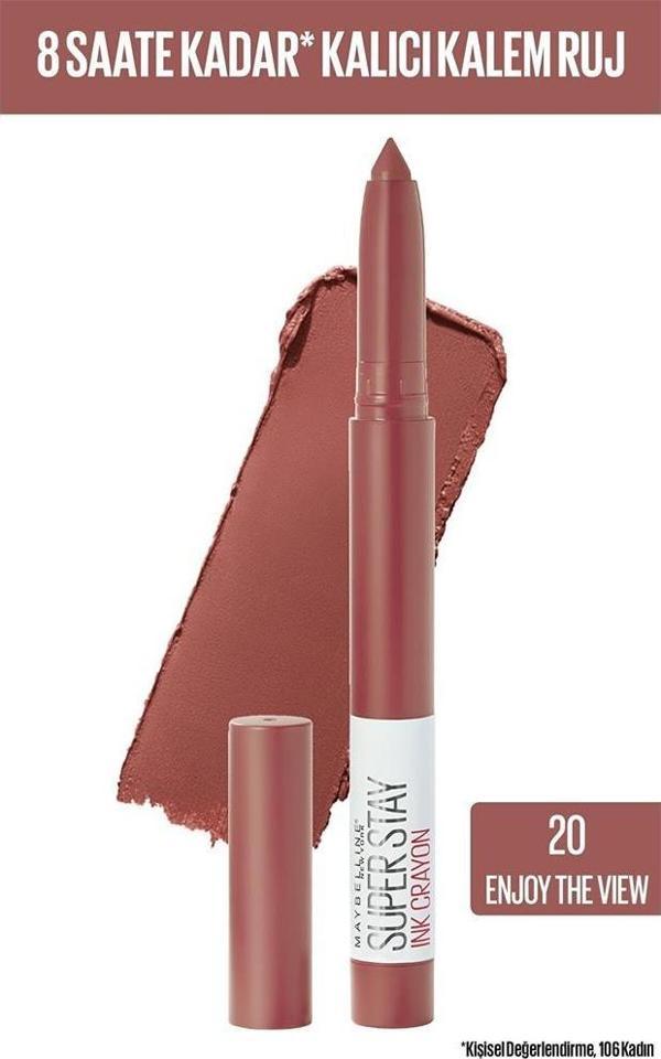 Maybelline Kalem Ruj - Sw Superstay Ink Crayon 20 Enjoy The View - Image 1