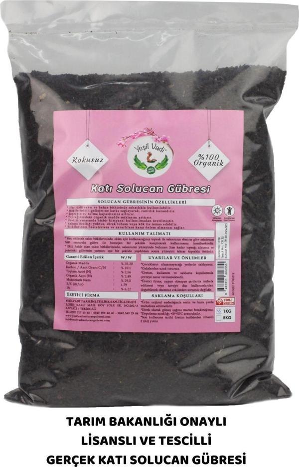 Yeşilvadi Organik Katı Solucan Gübresi 5 Kg - Image 1