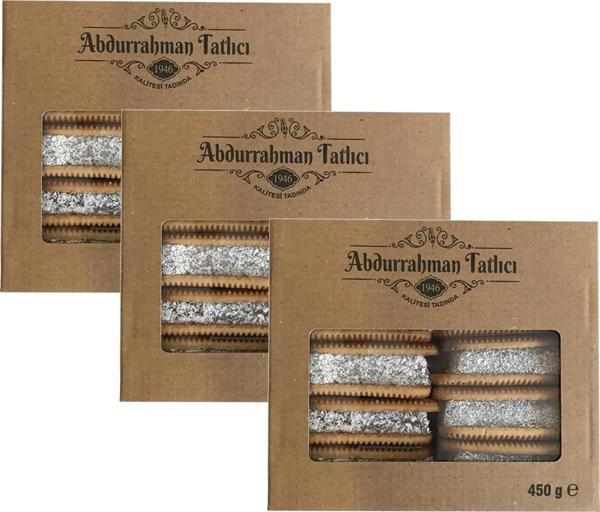 Abdurrahman Tatlıcı Bisküvili Lokum 450 gr x 3 Adet - Image 1