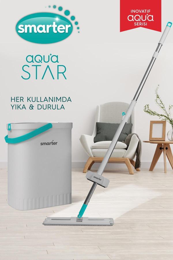 SMARTER AQUA STAR TEMİZLİK SETİ TABLET MOP PASPAS - Image 1