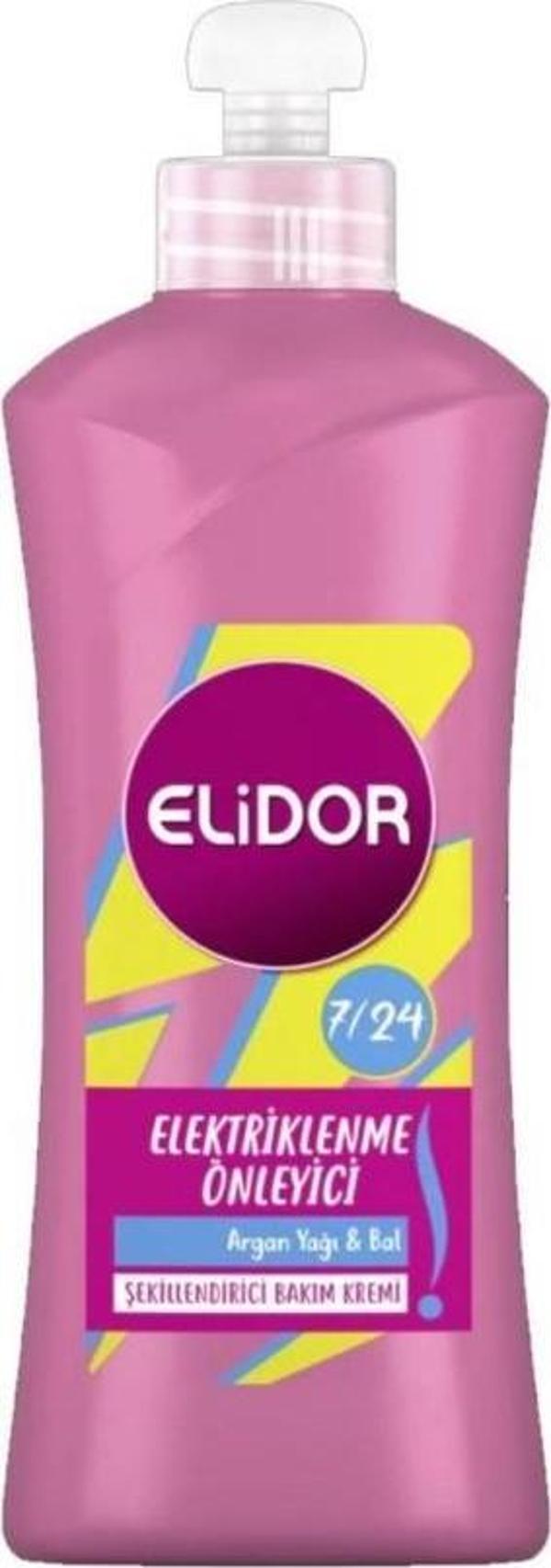Elidor 7/24 Elektriklenme Önleyici Şekillendirici Saç Bakım Kremi 265ML - Image 1