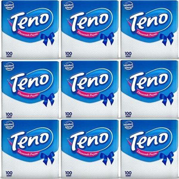 Teno Peçete 100'lü x 9 Paket - Image 1