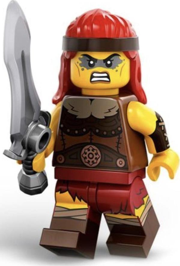 LEGO Minifigures 71045 Series 25 : 11.Fierce Barbarian +5 Yaş (1 Parça) - Image 1