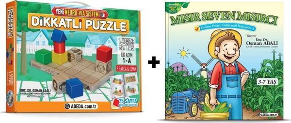 Adeda Dikkatli Puzzle 1. Kademe 2-7 Yaş İlk Adım + Mısır Seven Mısırcı - Image 1