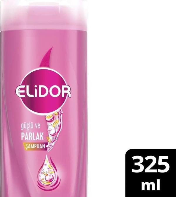 Elidor Superblend Saç Bakım Şampuanı Güçlü ve Parlak E Vitamini Makademya Yağı Kolajen 325ML - Image 1