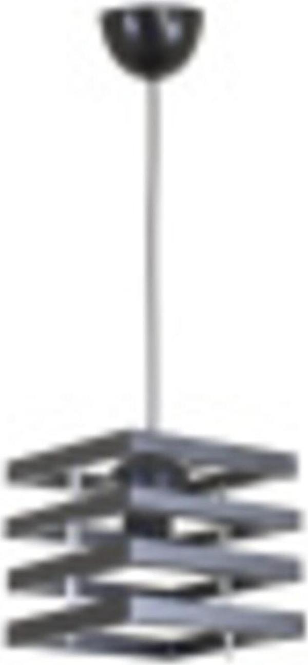 Lambadar Dört Katlı Siyah Ferforje Model Modern Spor Sarkıt Avize - Image 1