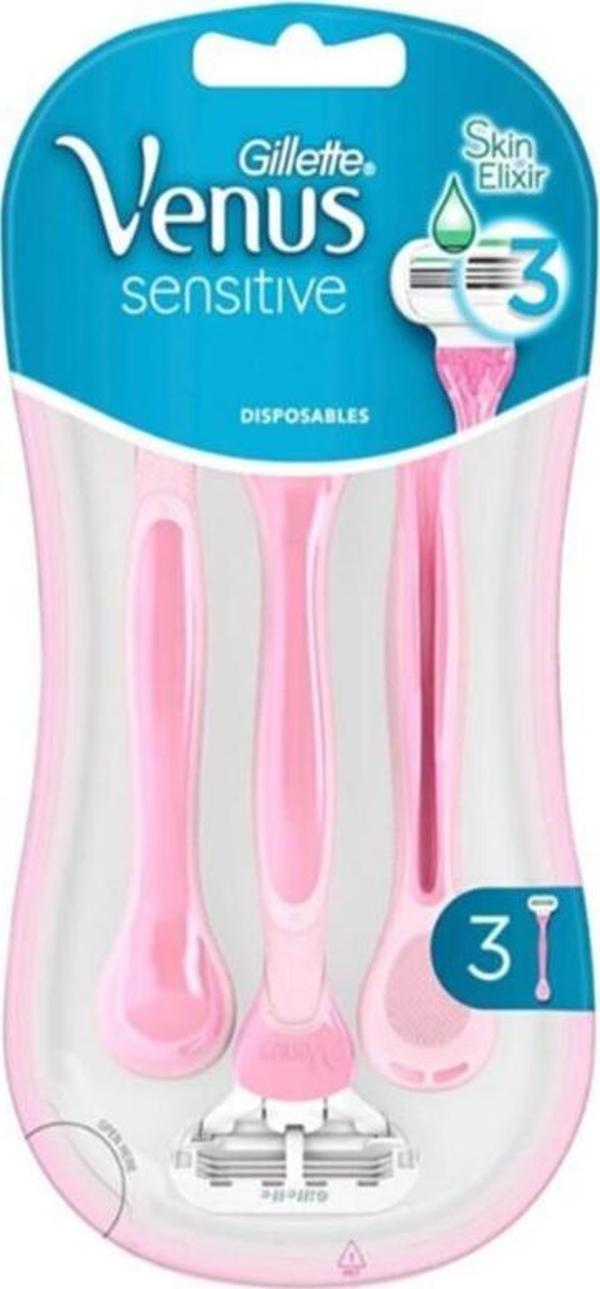Gillette Venus Sensitive Kadın Tıraş Makinesi 3'Lü venüs-sensitive - Image 1