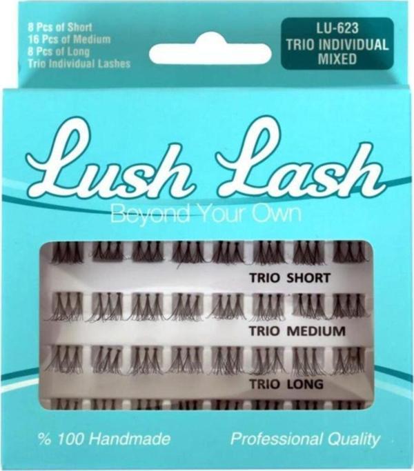 Lush Lash LU-623 Trio Kısa Orta Ve Uzun Takma Kirpik - Image 1