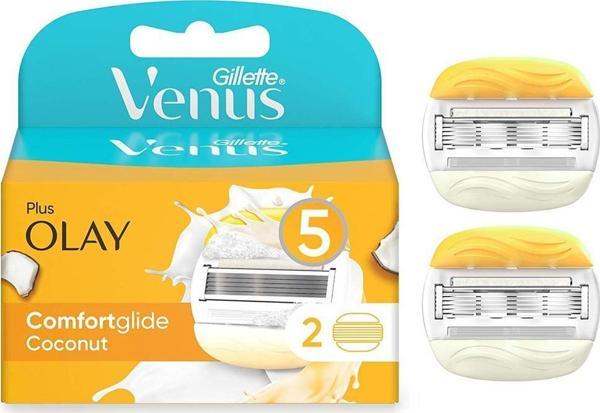 Gillette Venus Comfortglide Olay Kadın Yedek 2li Tıraş Bıçağı - Image 1