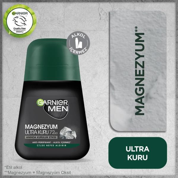 Garnier Men Magnezyum Ultra Kuru Roll On 50 ml - Image 1
