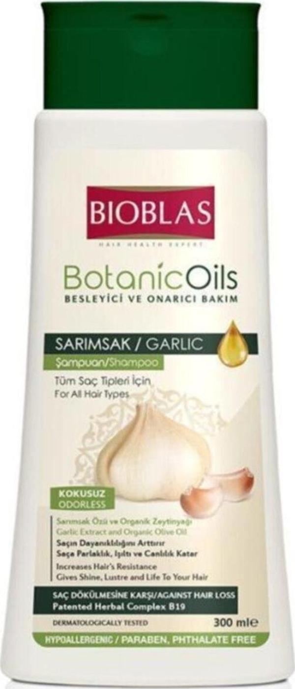 Bioblas Botanic Oils Besleyici Ve Onarıcı Bakım Sarımsak Şampuan 300 Ml - Image 1