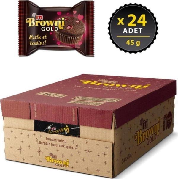 Eti Etı Brownı Gold Vişneli 45 Gr X 24 Adet - Image 1