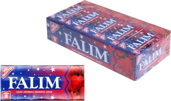 Falım 5'li Çilek Aromalı Sakız 20 Adet - Image 1